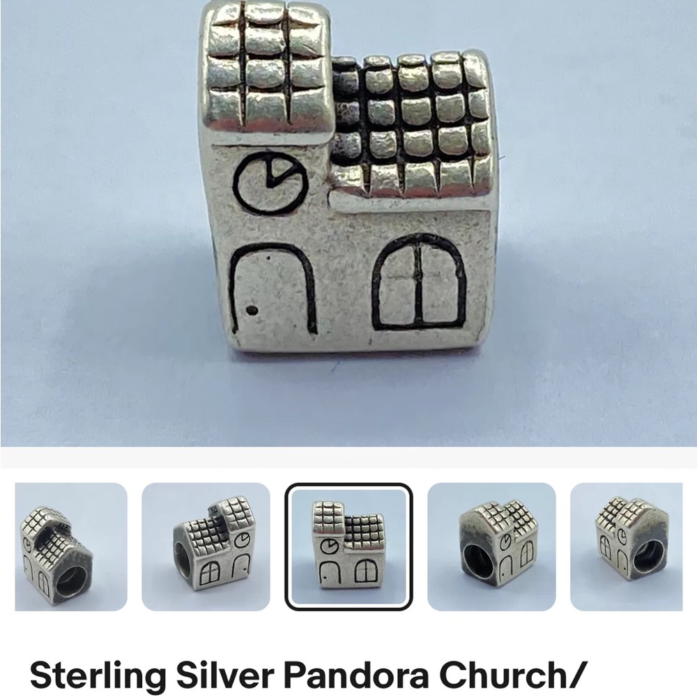 Pandora extremely rare church bead charm